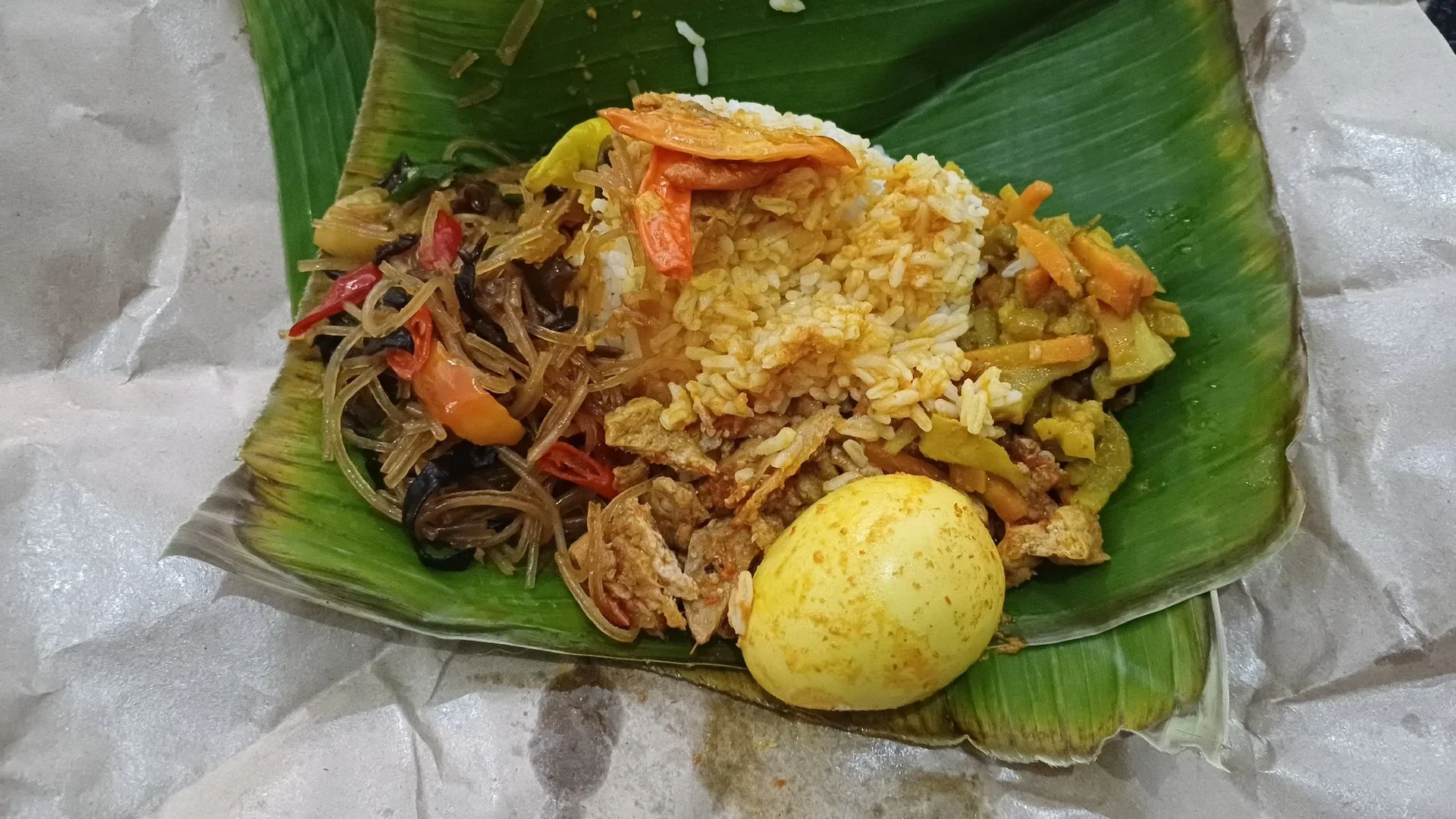 Sarapan Nasi Bungkus
