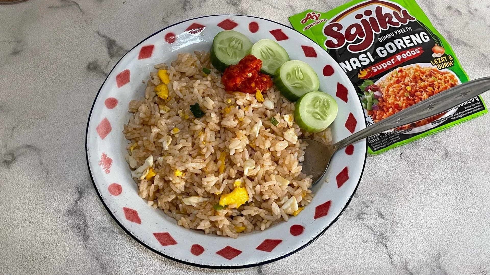 Sarapan Nasi Goreng Sajiku #IsiPiringmuHariIni