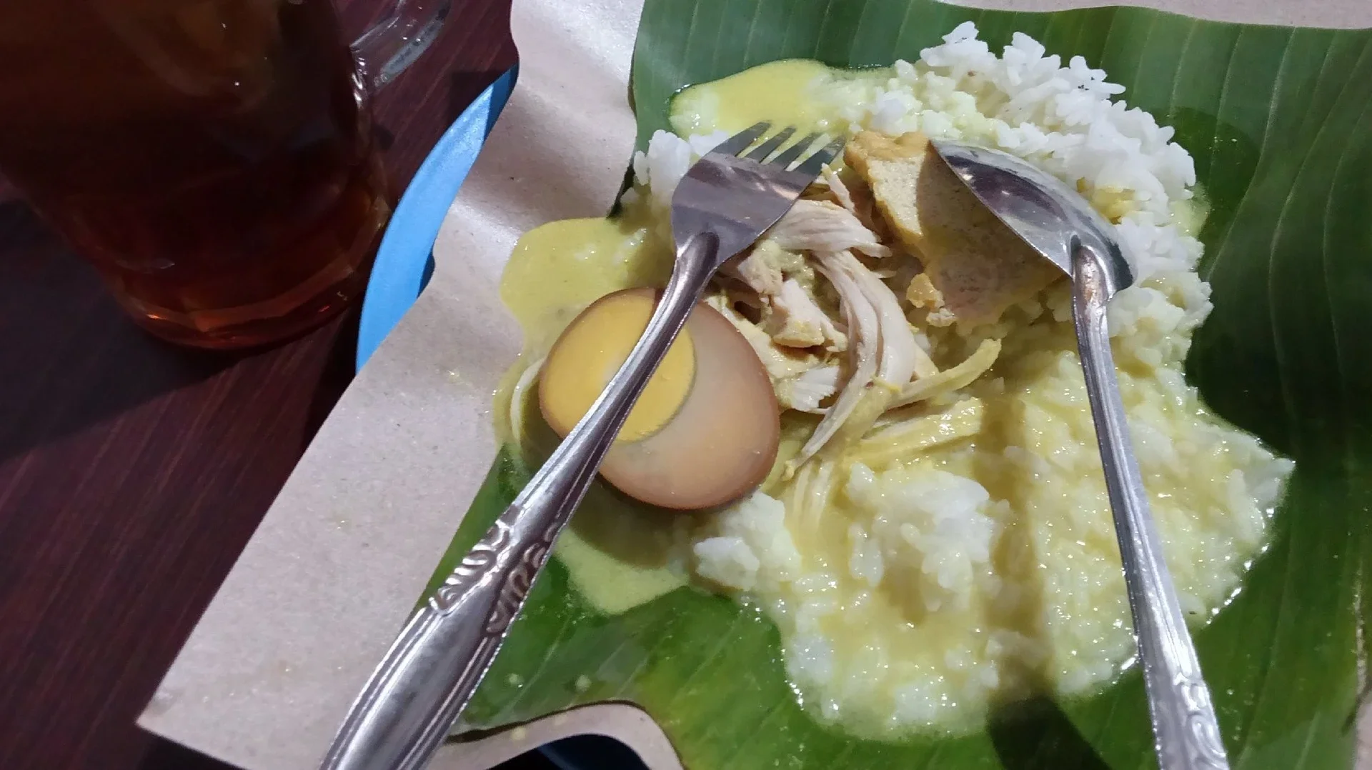 Sarapan pagi nasi ayam