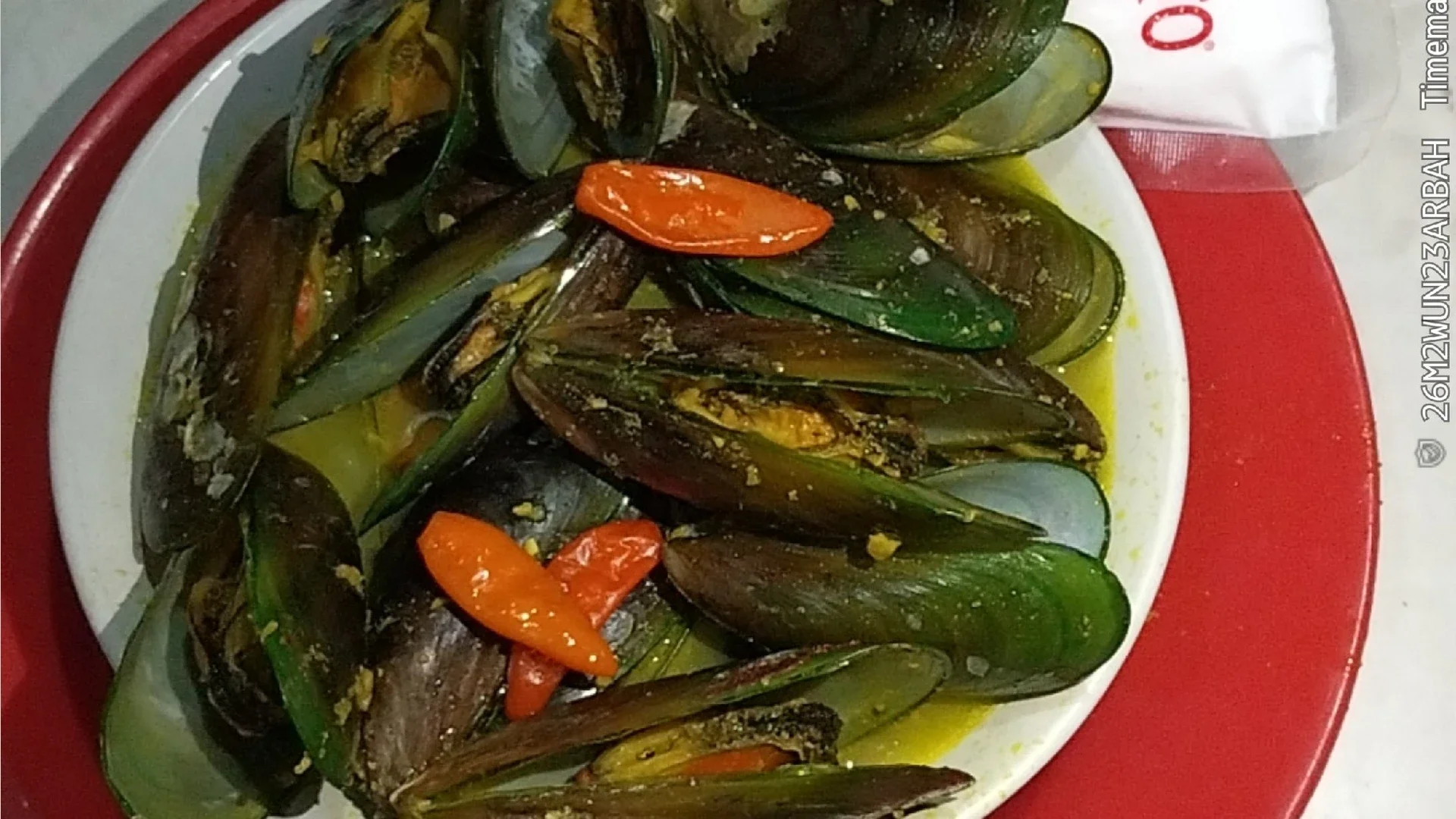 sayur kuning kerang ijo