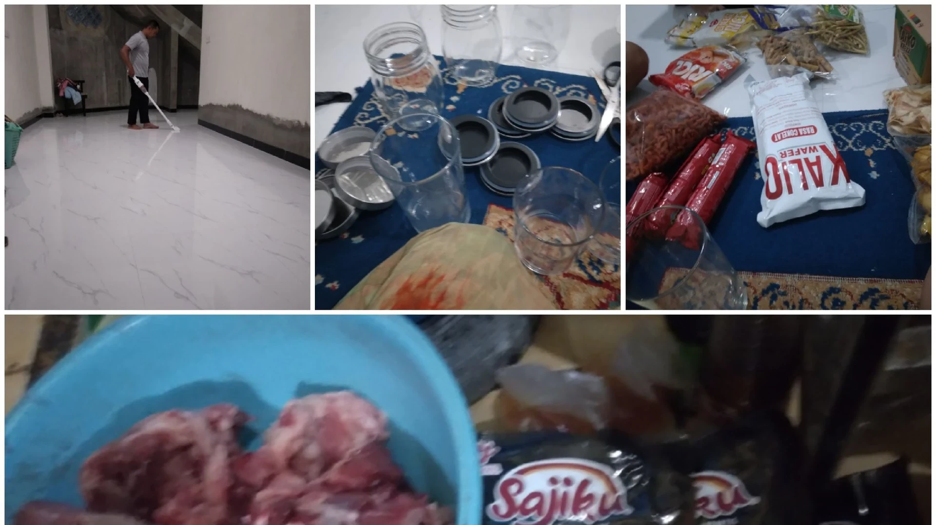 Seluruh Anggota Keluarga Bergerak Untuk Mempersiapkan Lebaran Karena Ada Inspeksi Dadakan