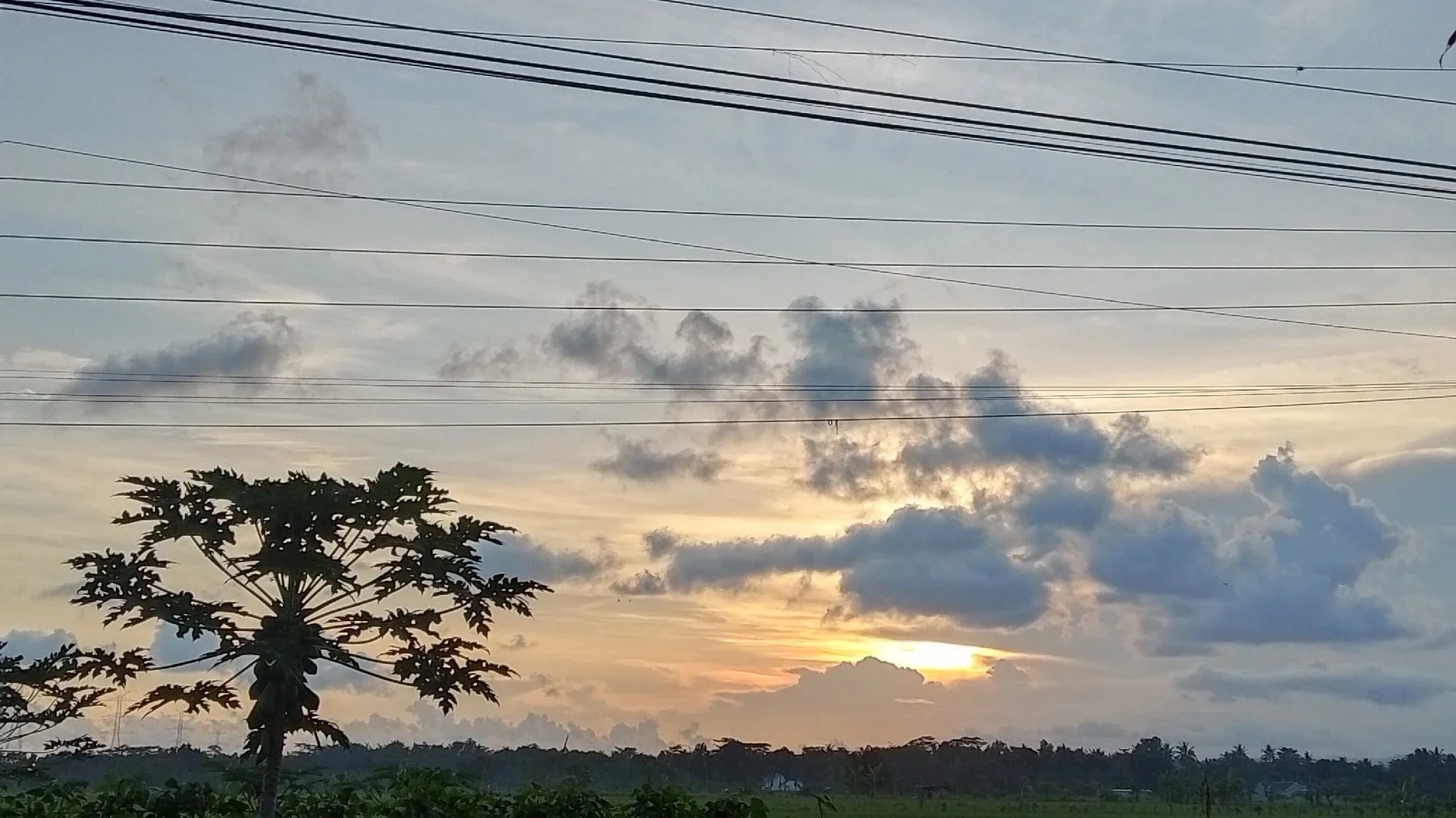 Senja menjelang Idul adha