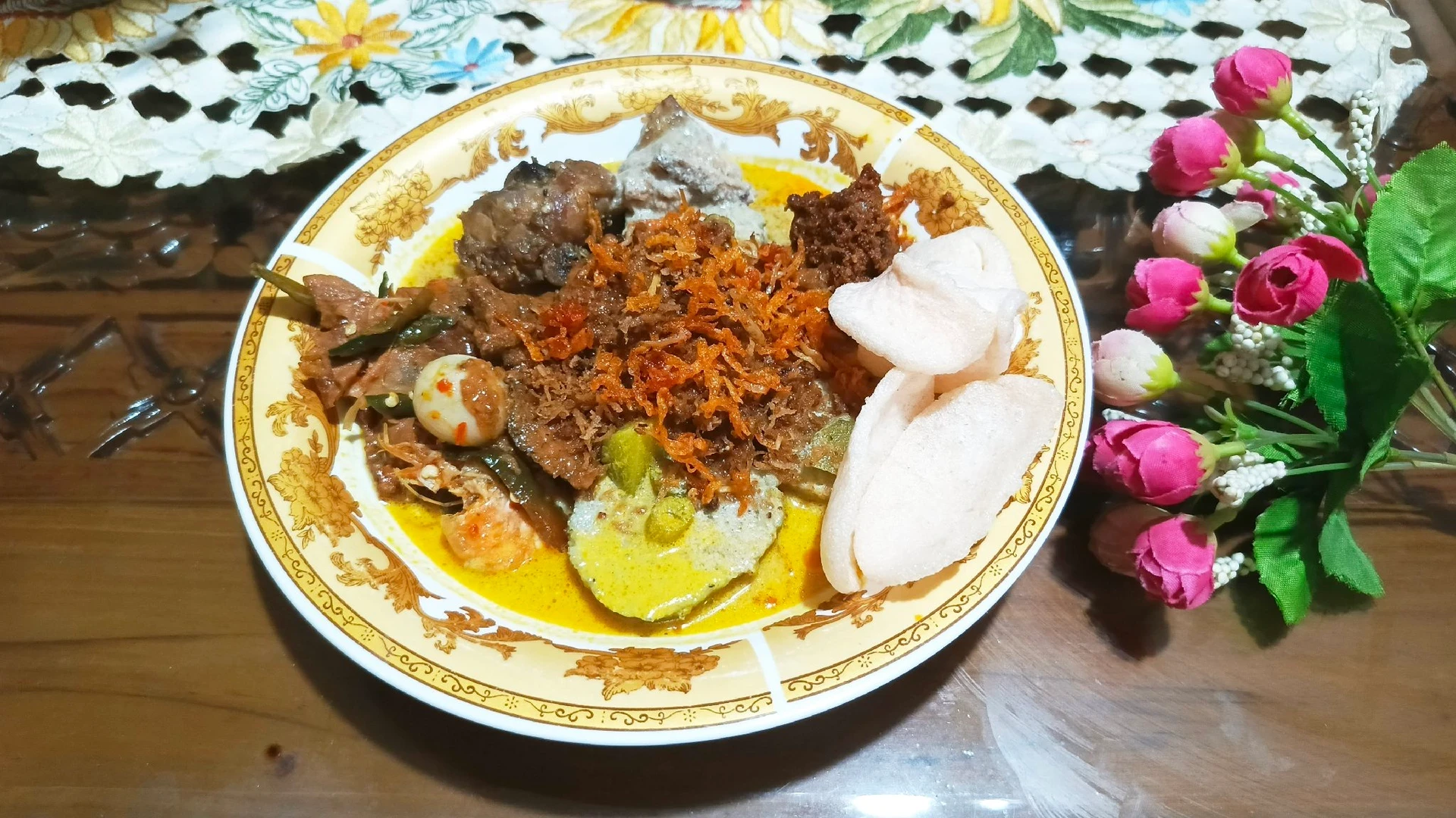 Sepiring Lontong Medan Menu Lebaran #CeritaMomenFitri