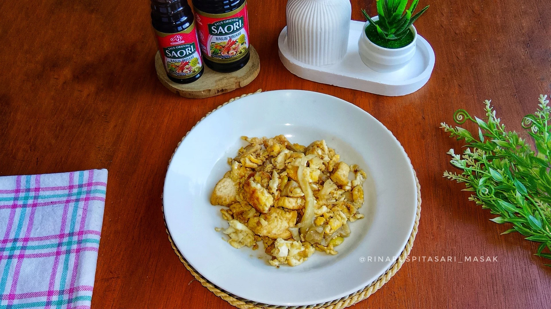 #SetiapMakananPunyaCerita Dibalik Cah Tahu Telur Jamur Tiram : Sat Set Tanpa Mengurangi Esensi Sahur
