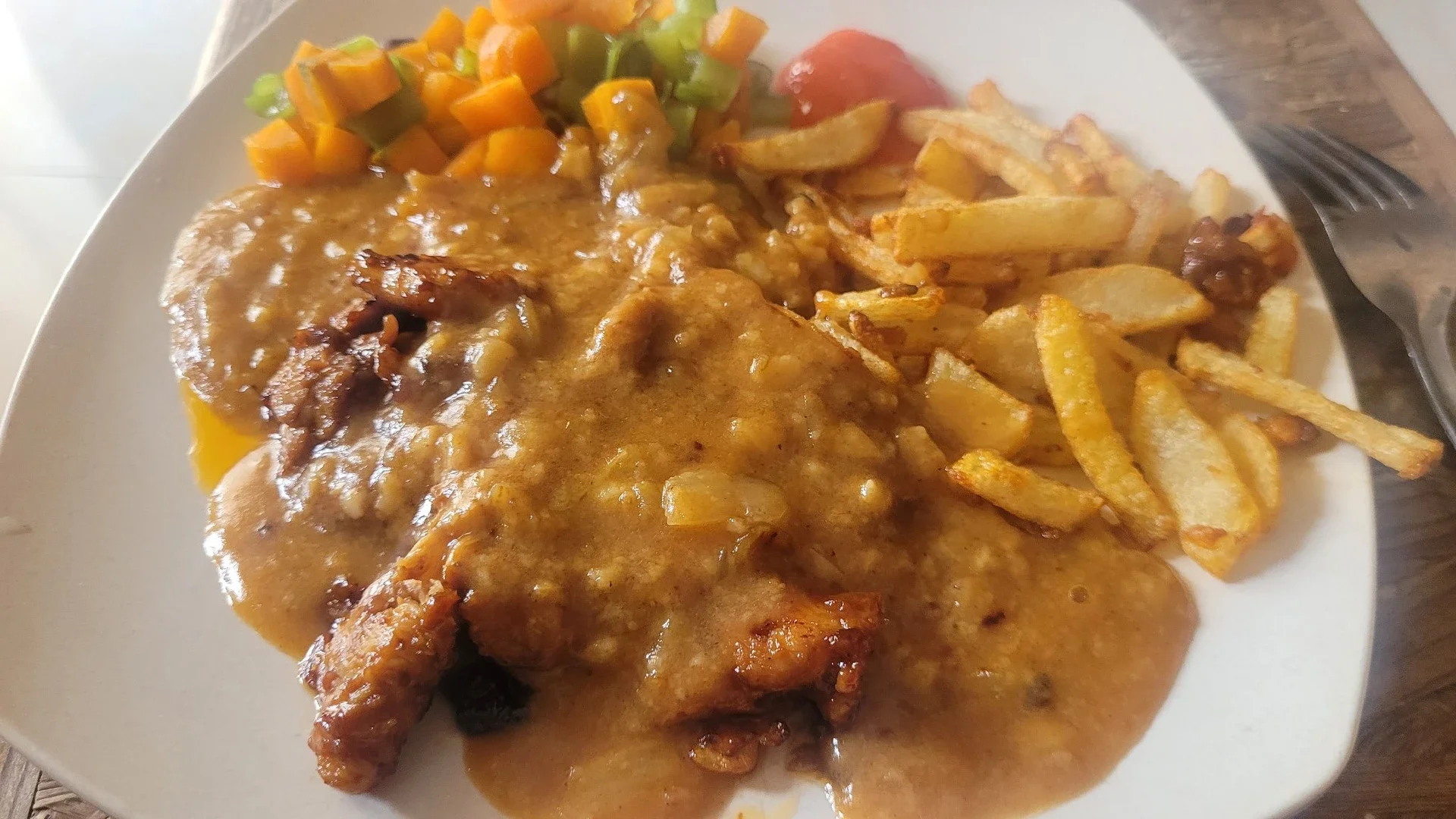 Steak Ayam Komplit