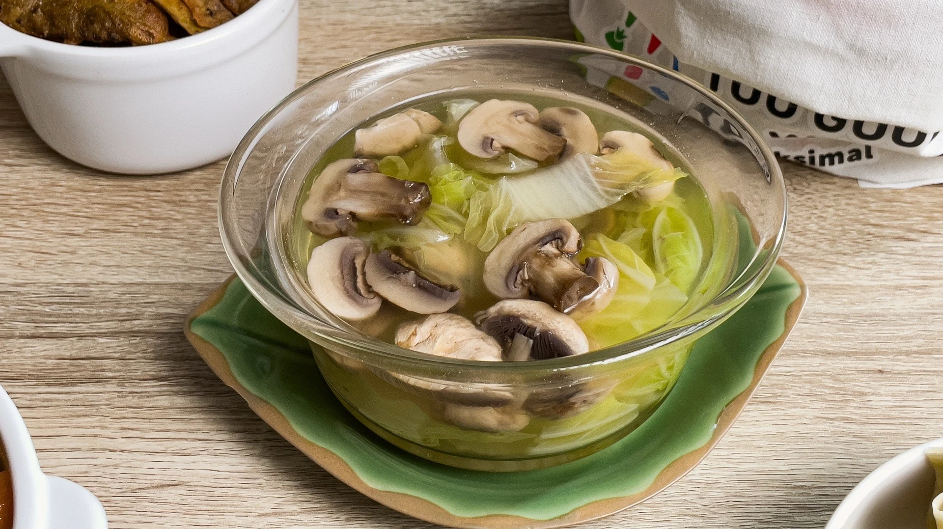 SUP JAMUR KANCING ALA SAJIKU, BATANG JAMUR JANGAN DIBUANG #7haridapurbijak