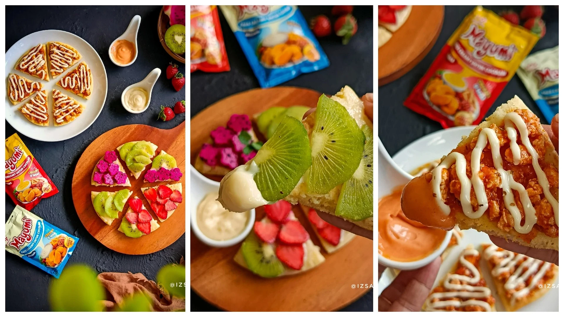 Sweet & Savory Pizza Pancake Cocol Mayumi