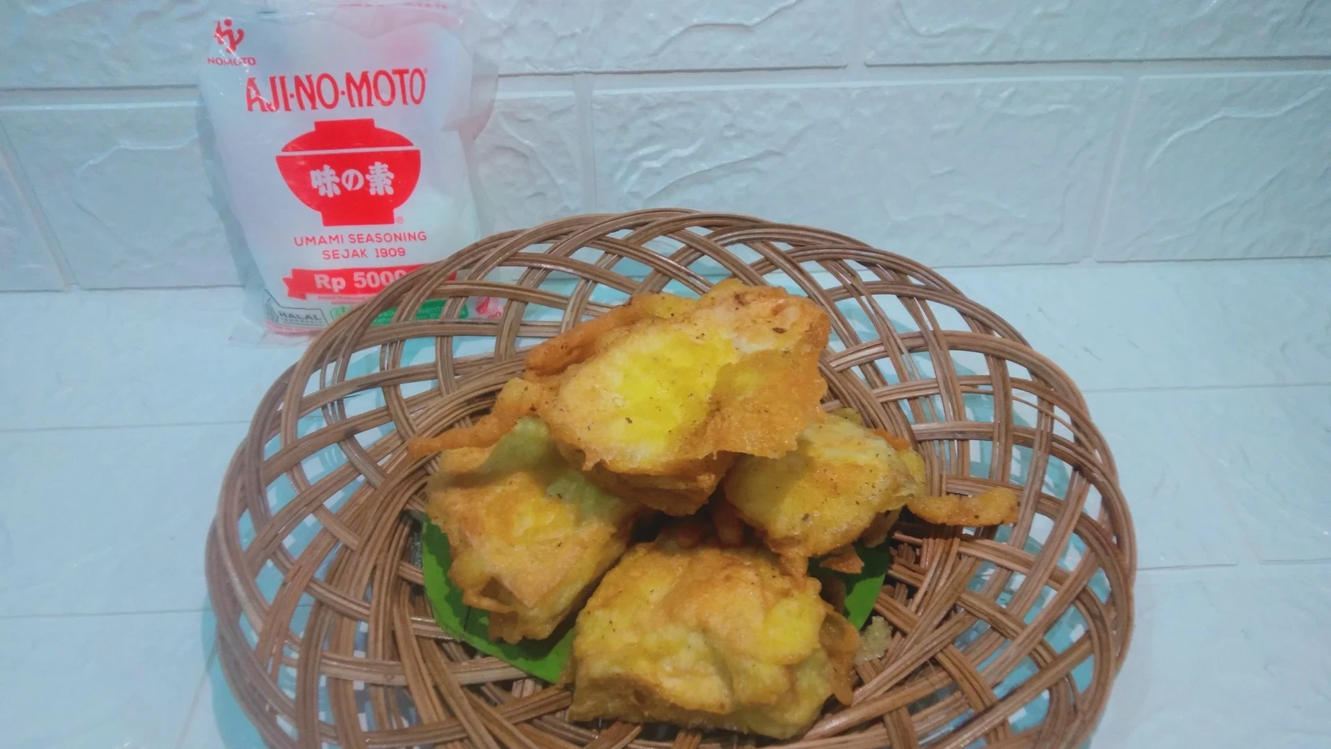 tahu goreng Ajinomoto