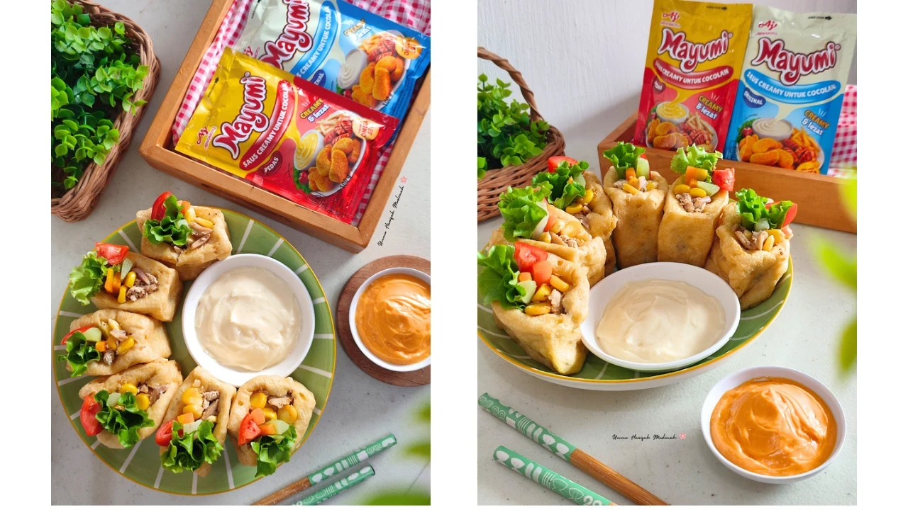 TAHU ISI SALAD TUMIS KERANG