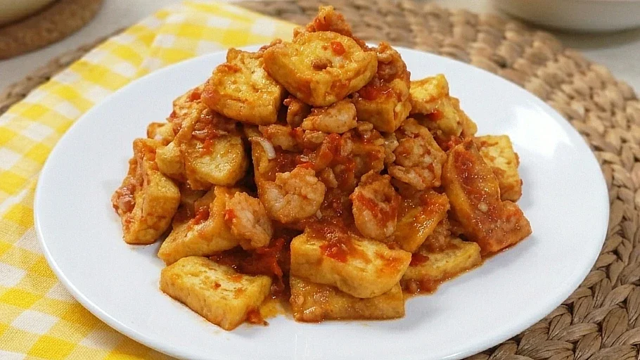 Recook Tahu Sambal kencur Ala ® Masako