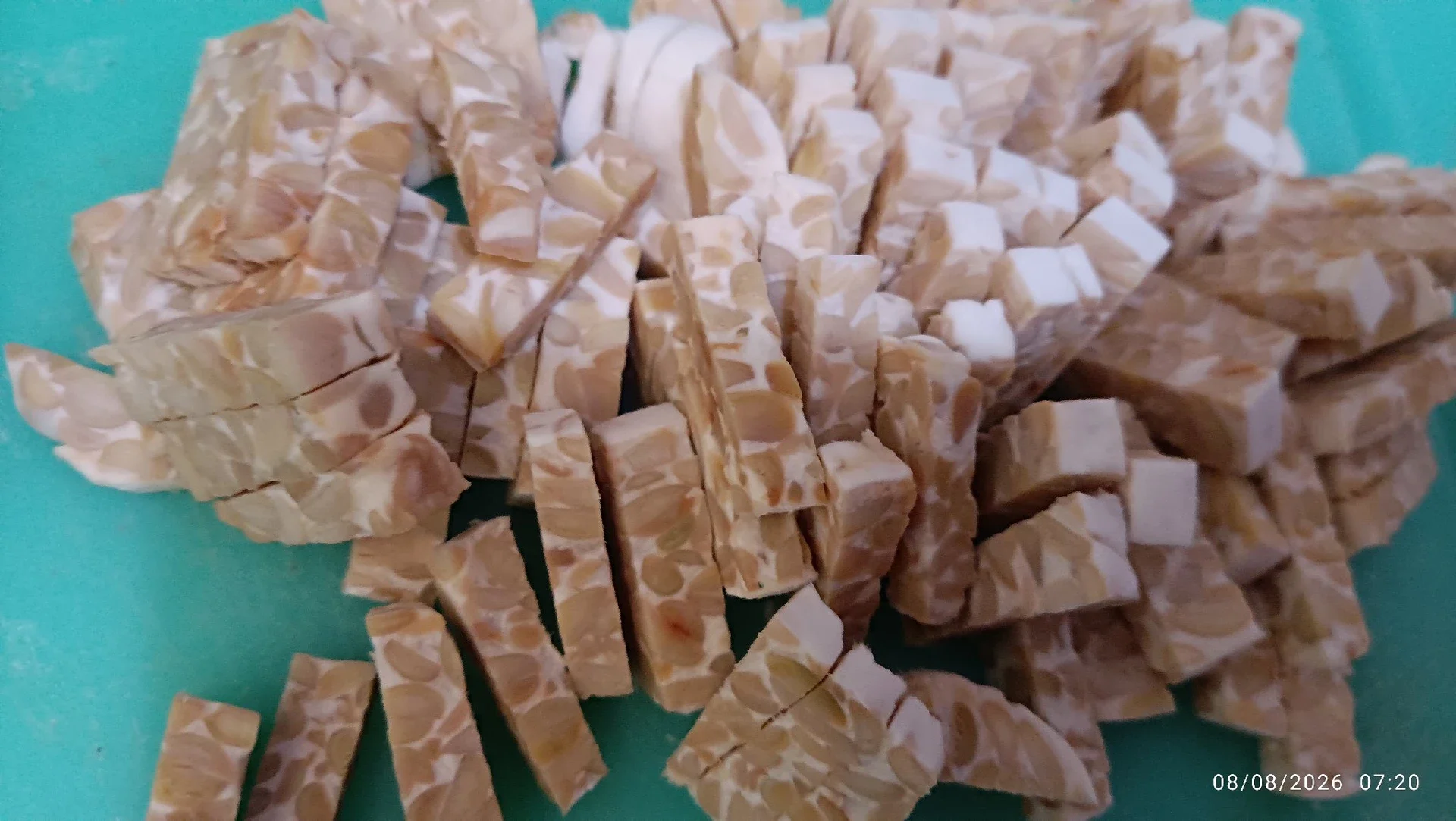 Tempe goreng atau Tempe santan