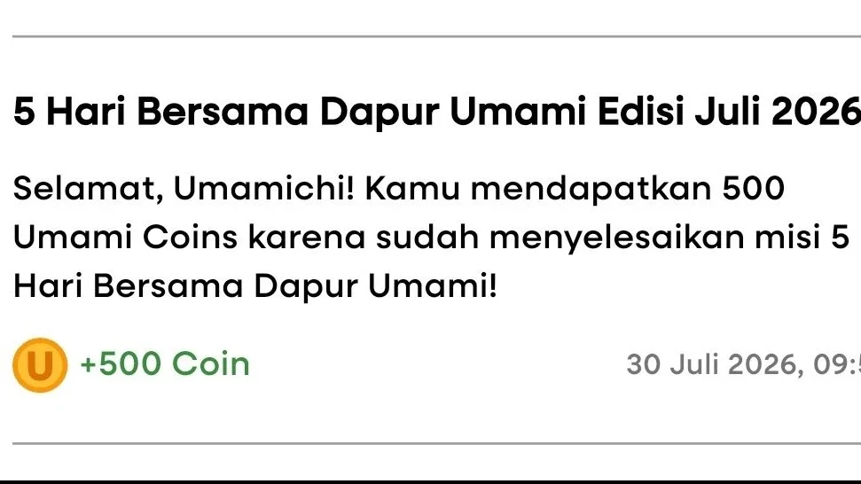 Terimakasih Umamin 5 Hari Log In Dapat Coins