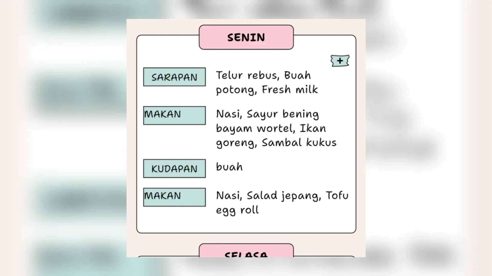 Tips Mudah Menyusun Meal Plan #MealPlanUmamichi