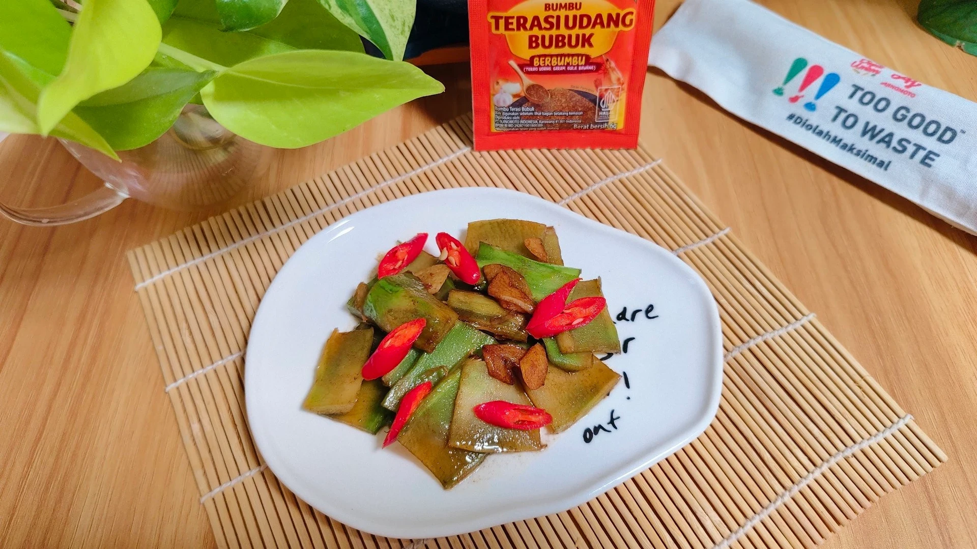 Recook Tumis Batang Brokoli ala Chef Nadya