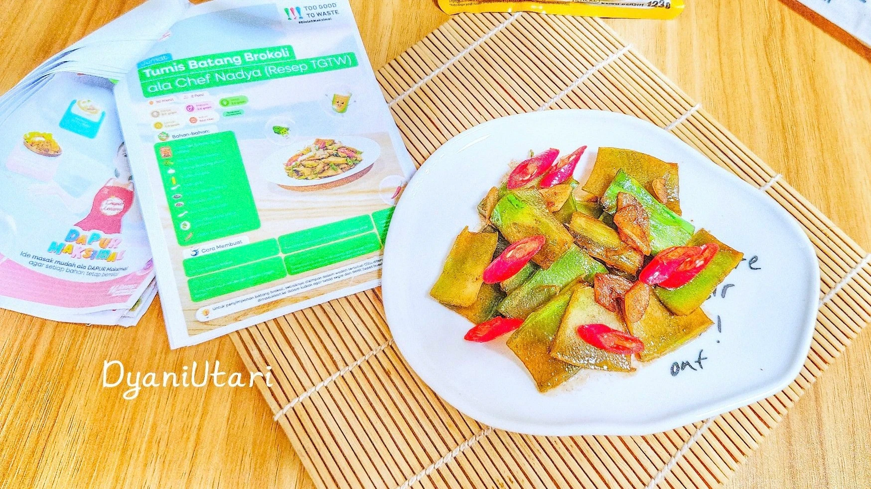 Tumis Batang Brokoli Ala Chef Nadya #7HariDapurBijak