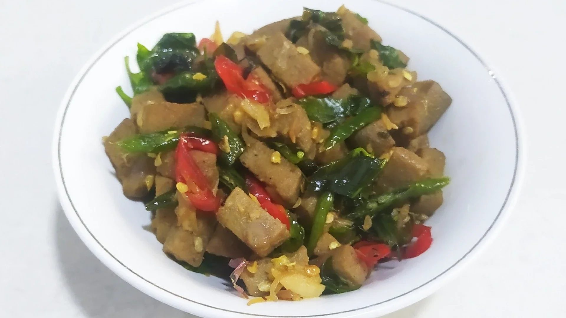 Tumis Dages Daun Melinjo Khas Banyumas