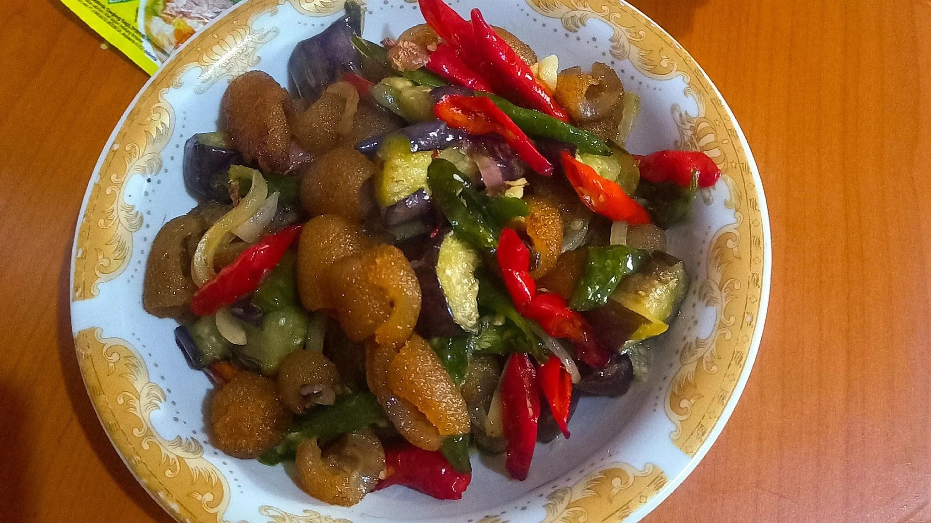 Tumis Kikil Terong Ungu Menu Sahur ke 15 #SetiapMakananPunyaCerita