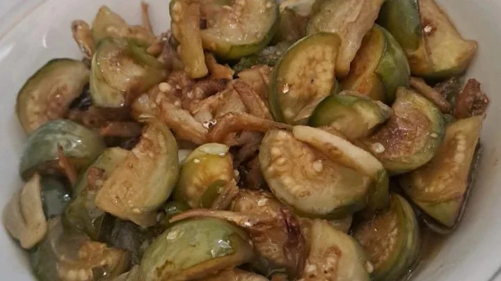 tumis terong teri
