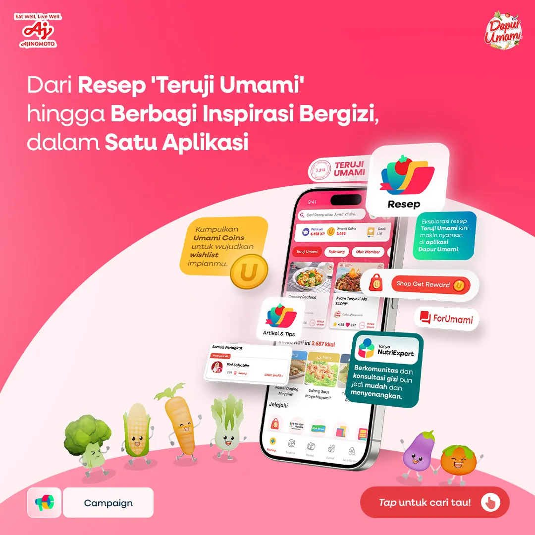 Dapur Umami Kini Hadir dalam Bentuk Aplikasi Mobile