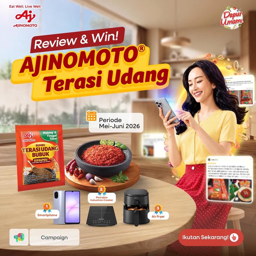 Ikutan Review & Win AJINOMOTO® Terasi Udang Yuk!