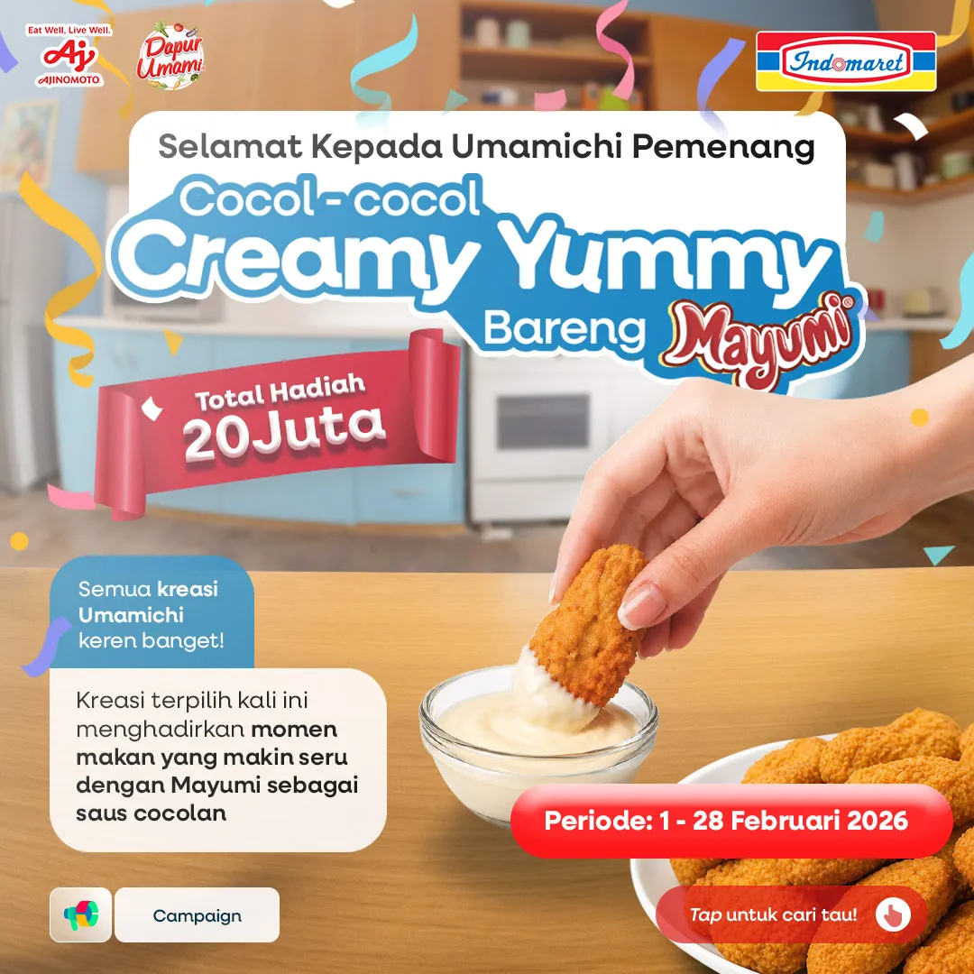 Pemenang Campaign Cocol-Cocol Creamy Yummy Bareng Mayumi®🎉