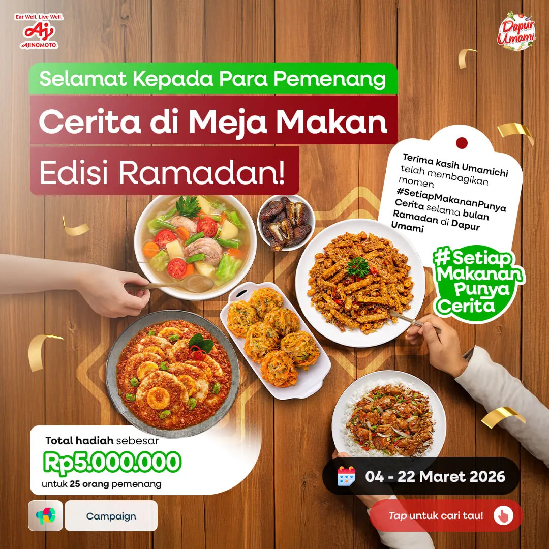 Pemenang Jurnal Umami Challenge #SetiapMakananPunyaCerita