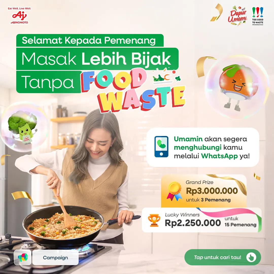 Pemenang Tantangan Masak Lebih Bijak Tanpa Food Waste!
