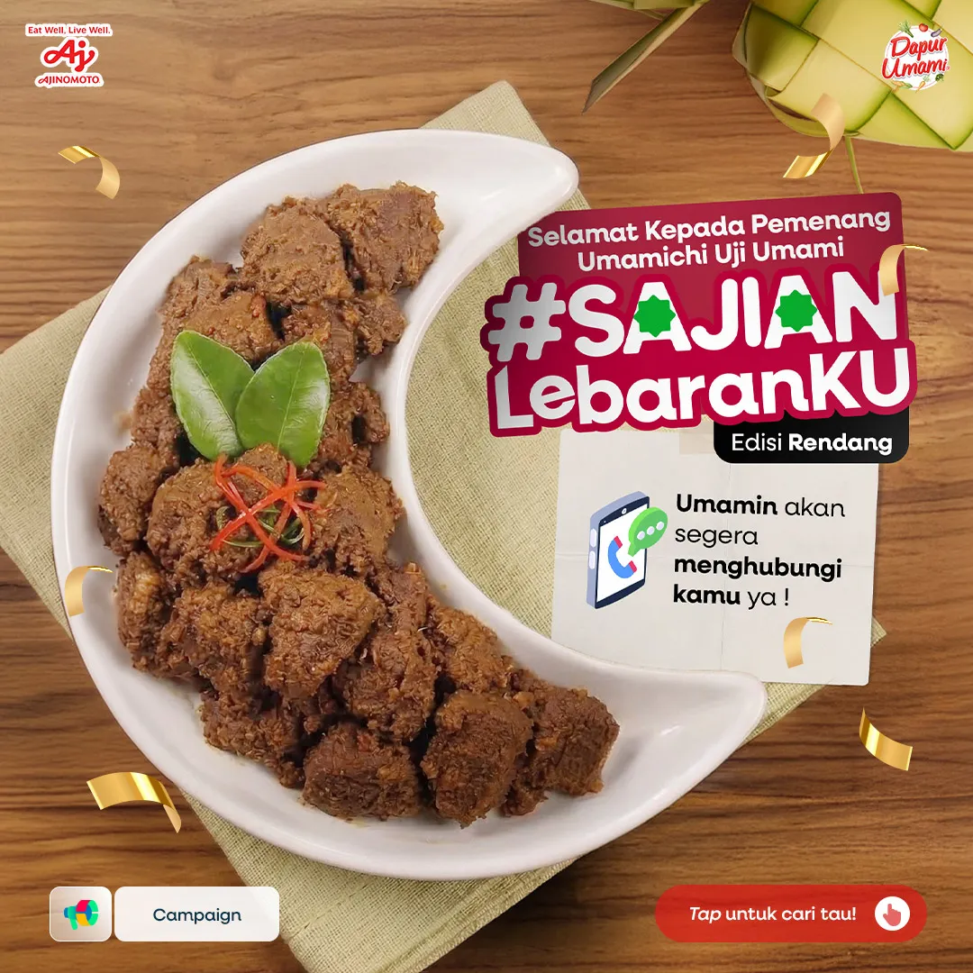 Pemenang Umamichi Uji Umami #SAJIANLebaranKU Edisi Rendang!
