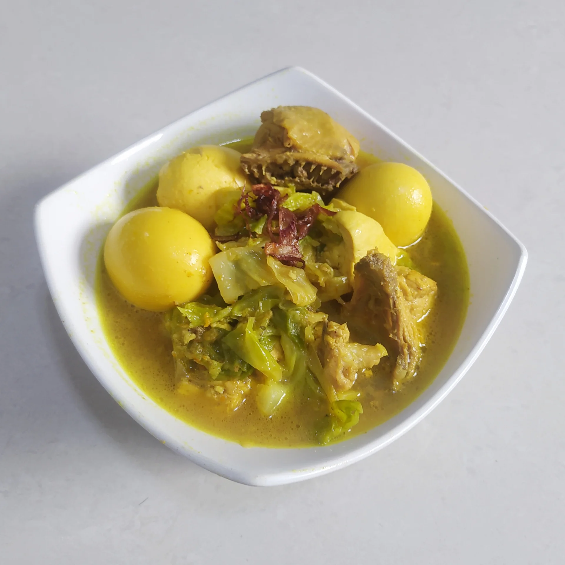 Sayur Kari Ayam Tahu