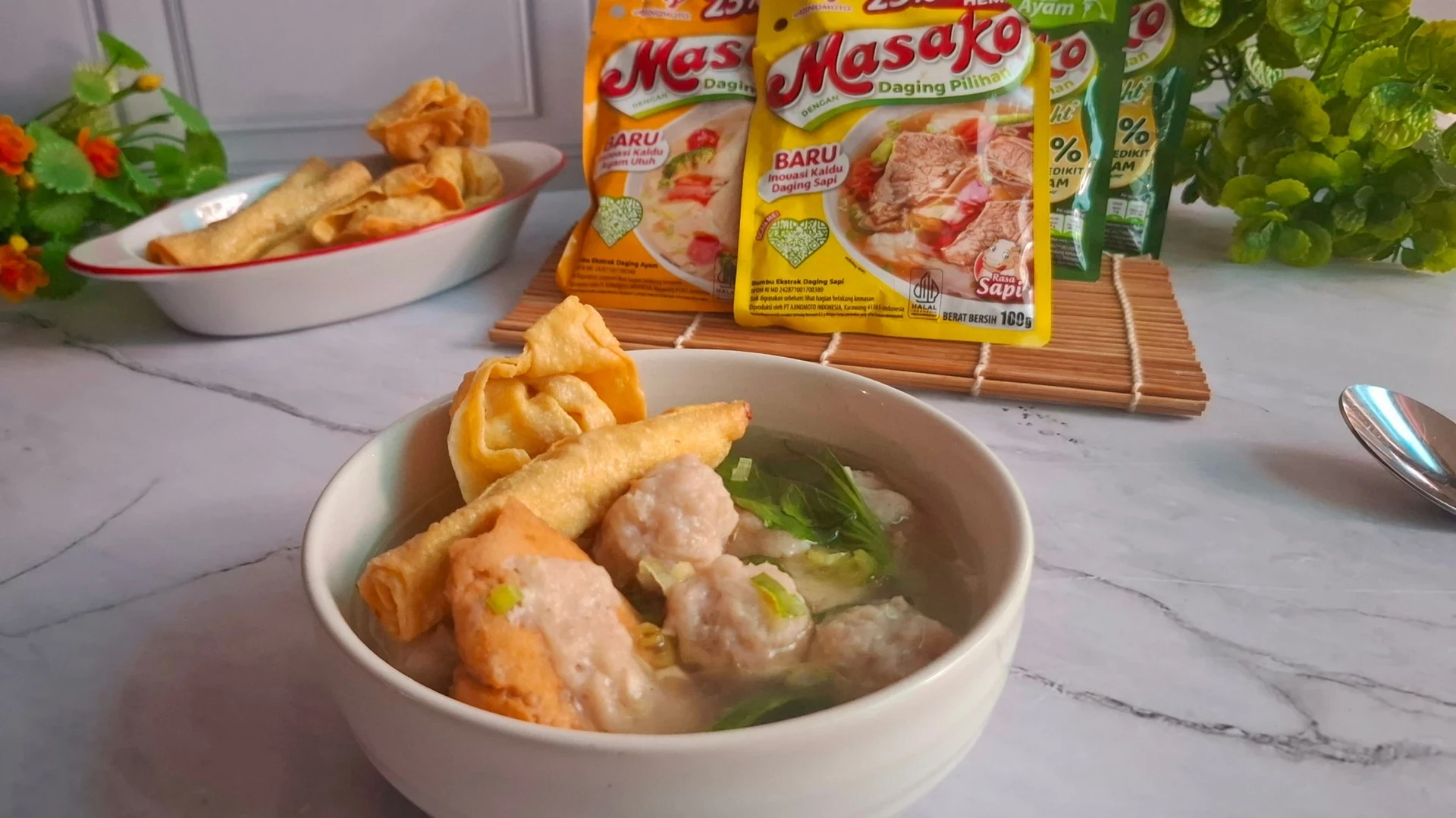 Bakso Ayam dan Tahu Masako