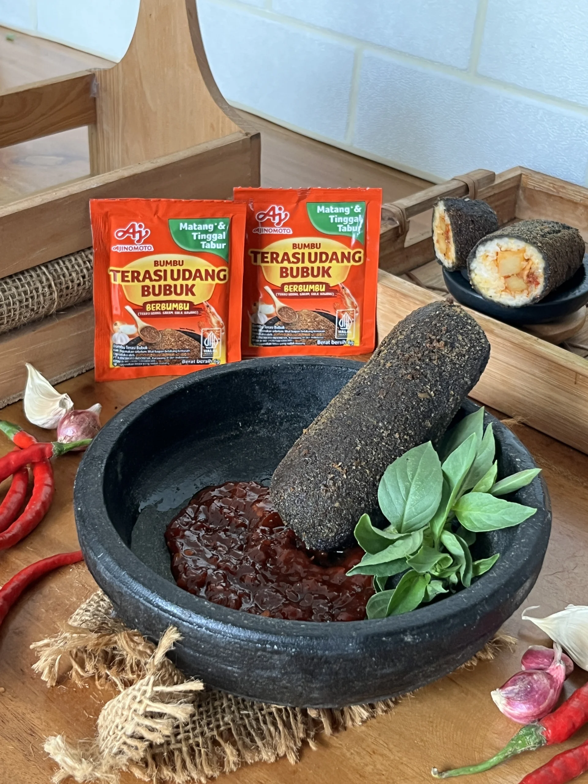 Arem-arem Goreng Sambal Terasi