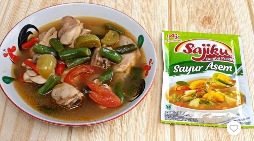 Asem Asem Ayam Buncis