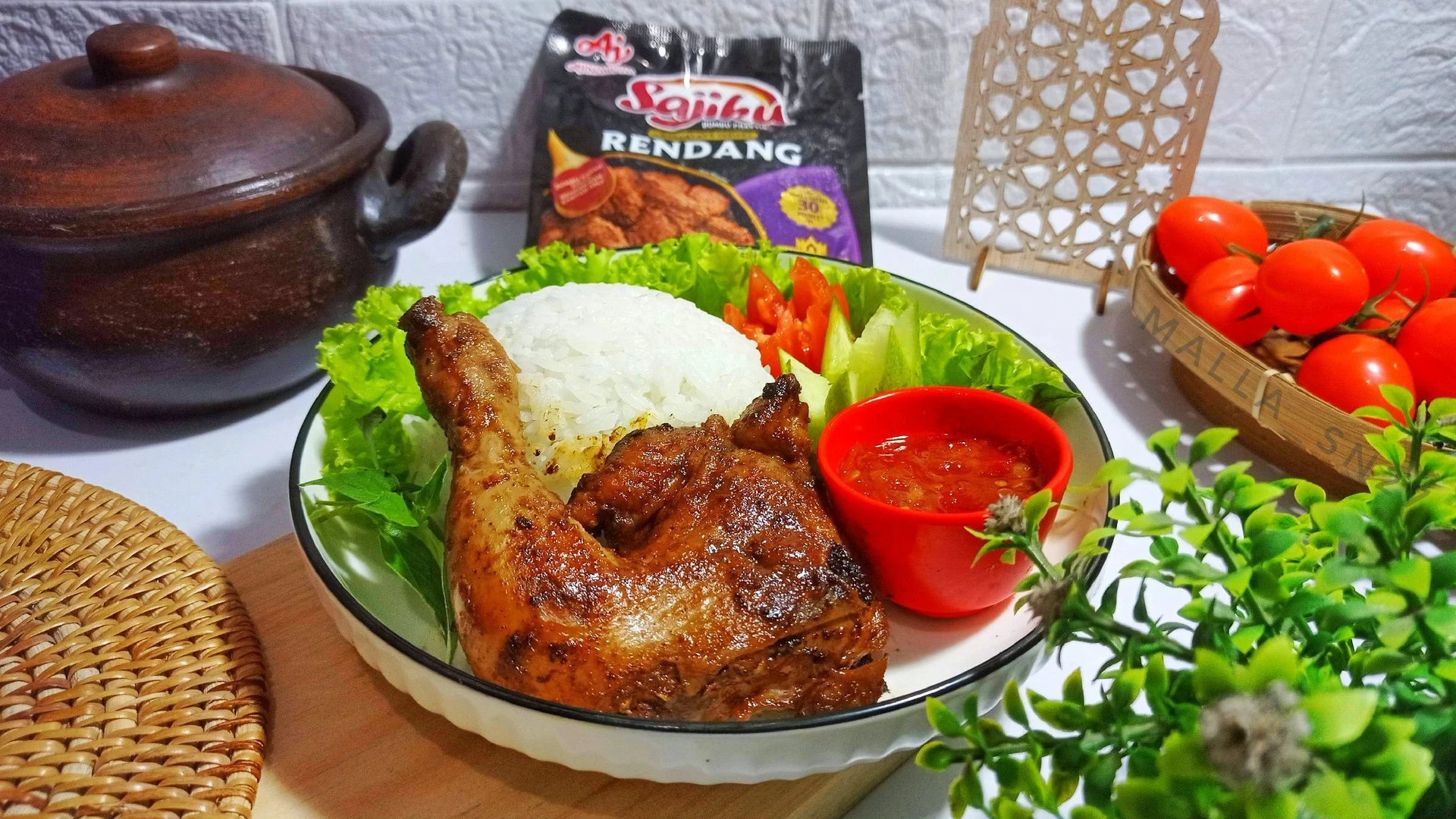AYAM BAKAR BUMBU RENDANG ®SAJIKU