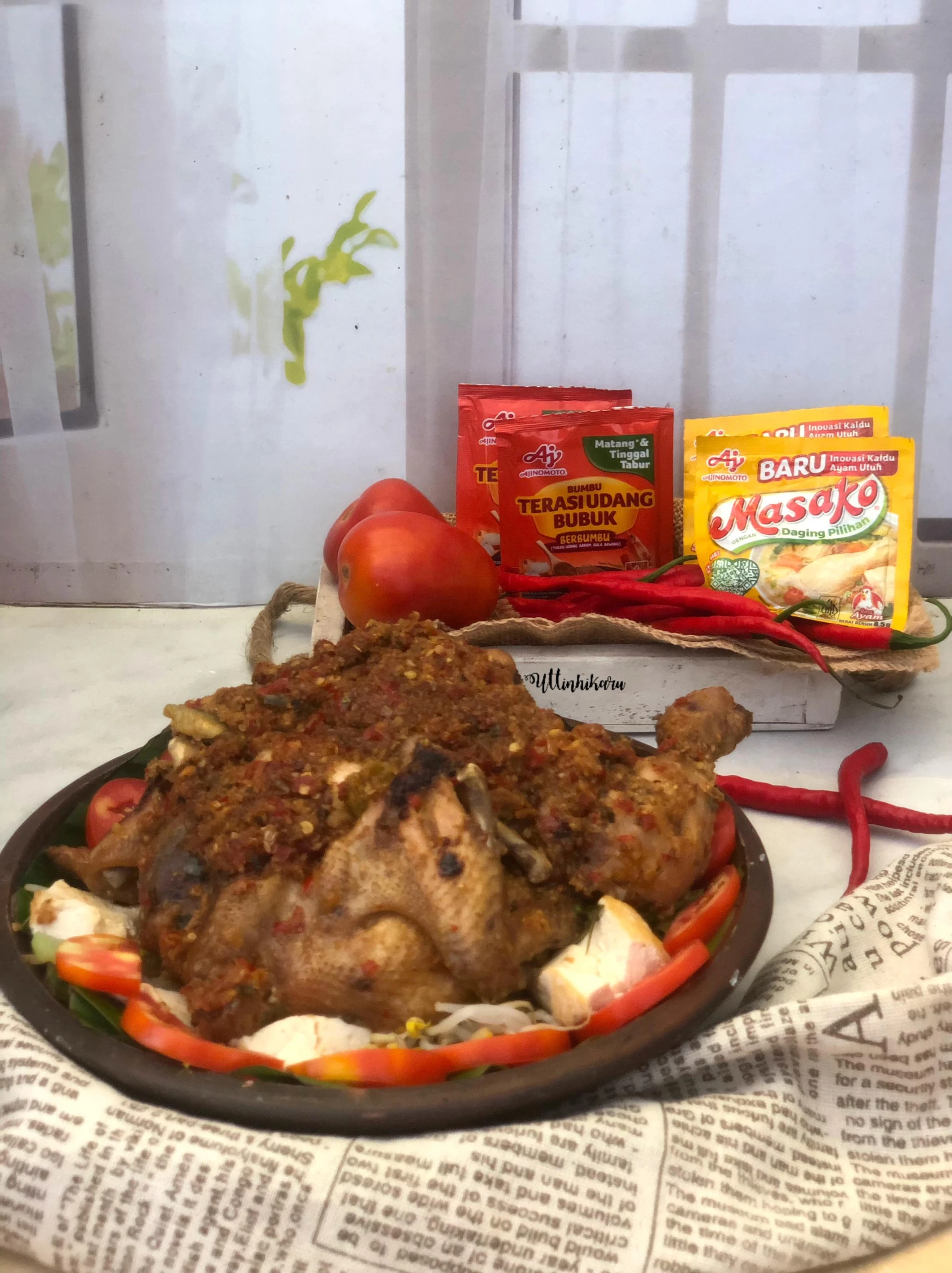 Ayam Betutu Simpel ala AJINOMOTO® Terasi Udang