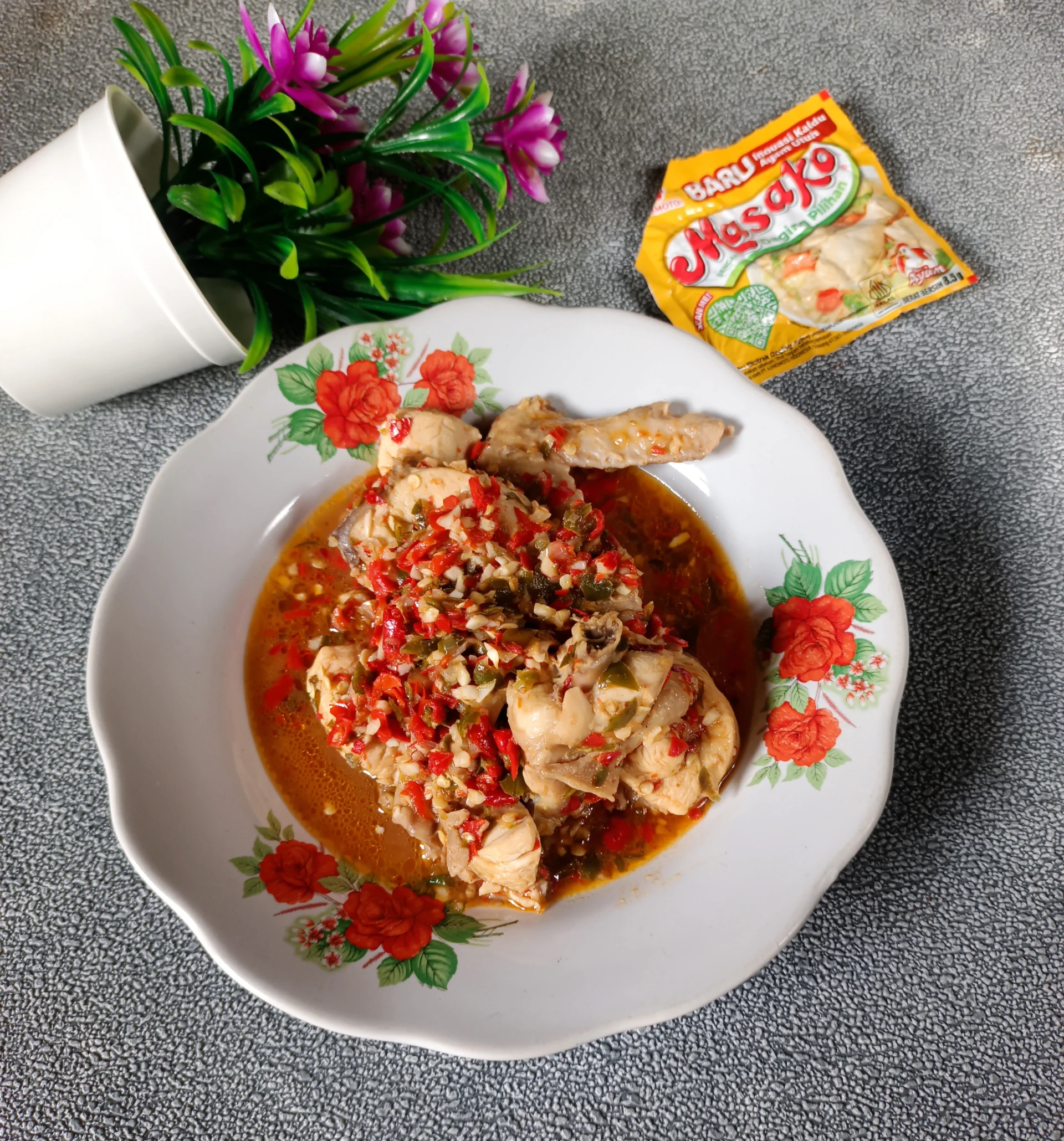 Ayam Chili Padi Versi Diet