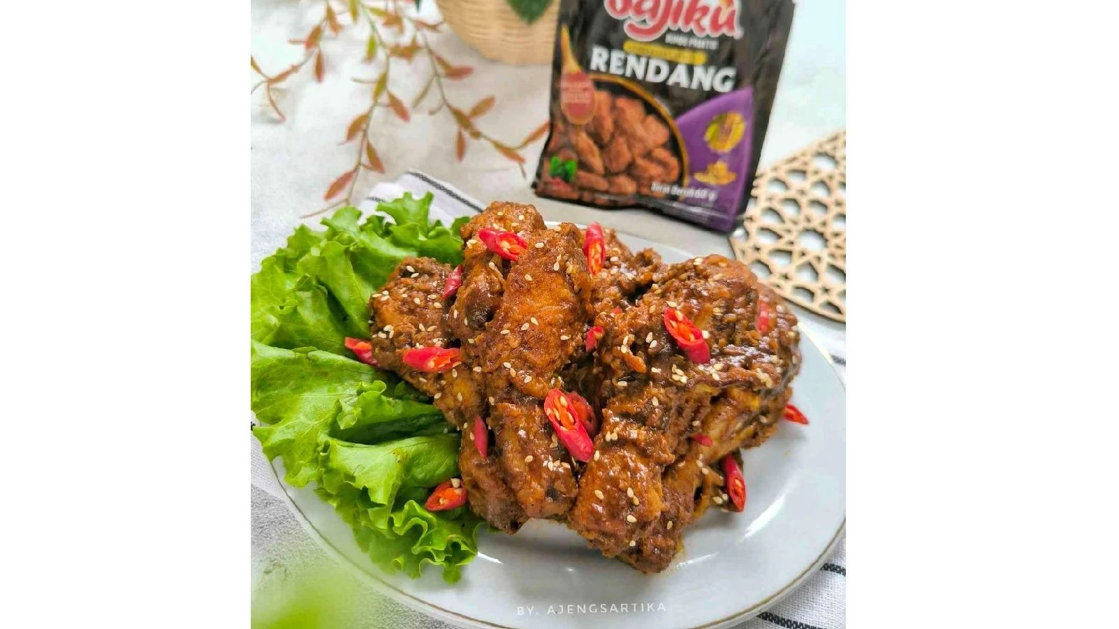 Ayam Crispy Rendang ala SAJIKU®
