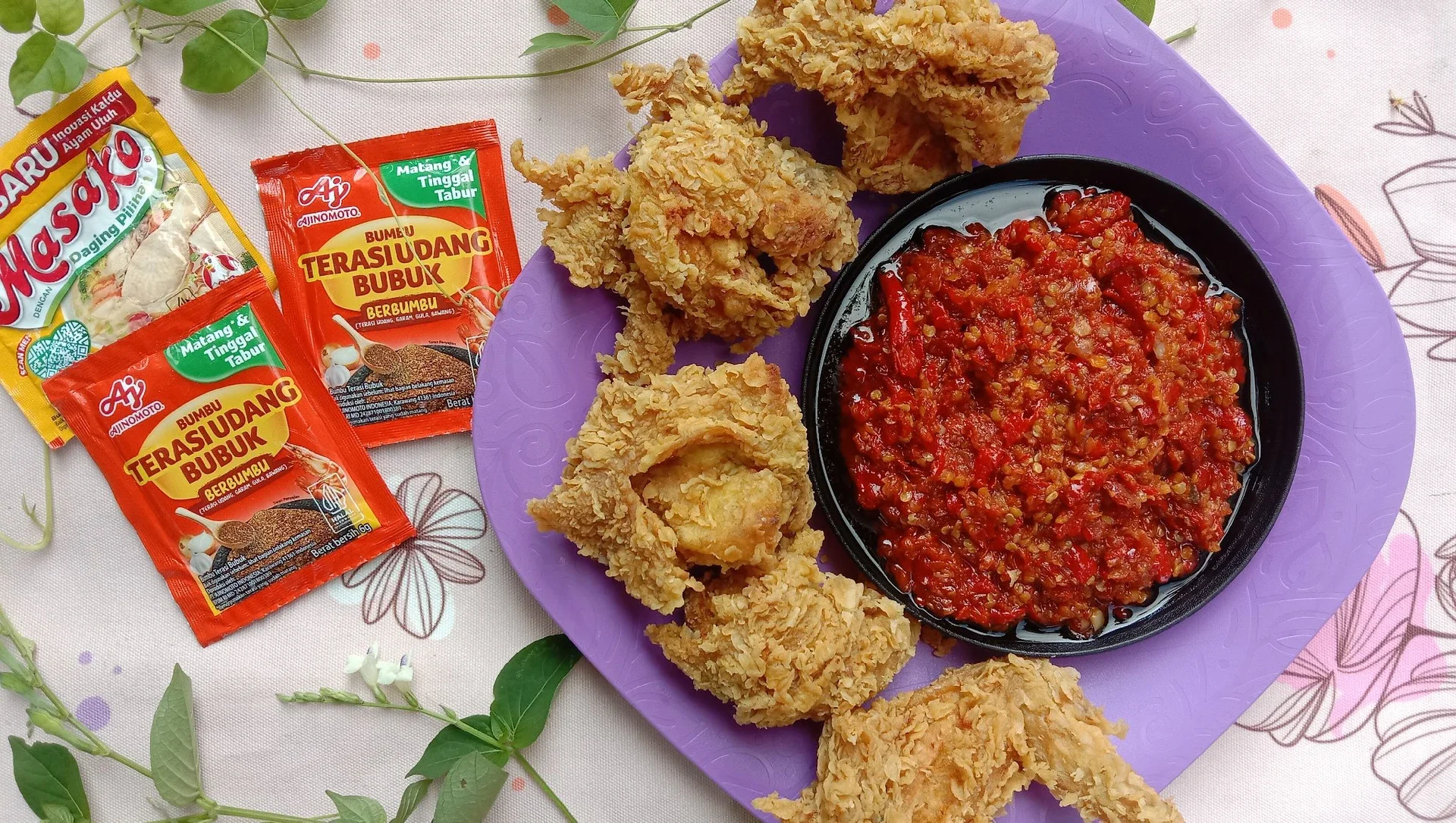 Ayam Crispy Sambal Goreng Terasi Spesial #NikmatTanpaDrama