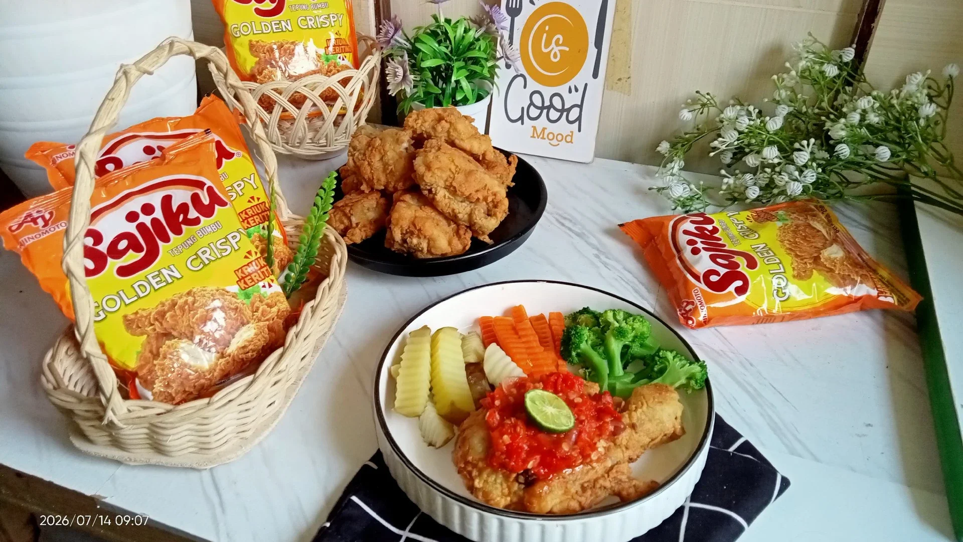 Ayam Crispy Sambal Mercon  #SajikuLezatMeresapSampaiDalam