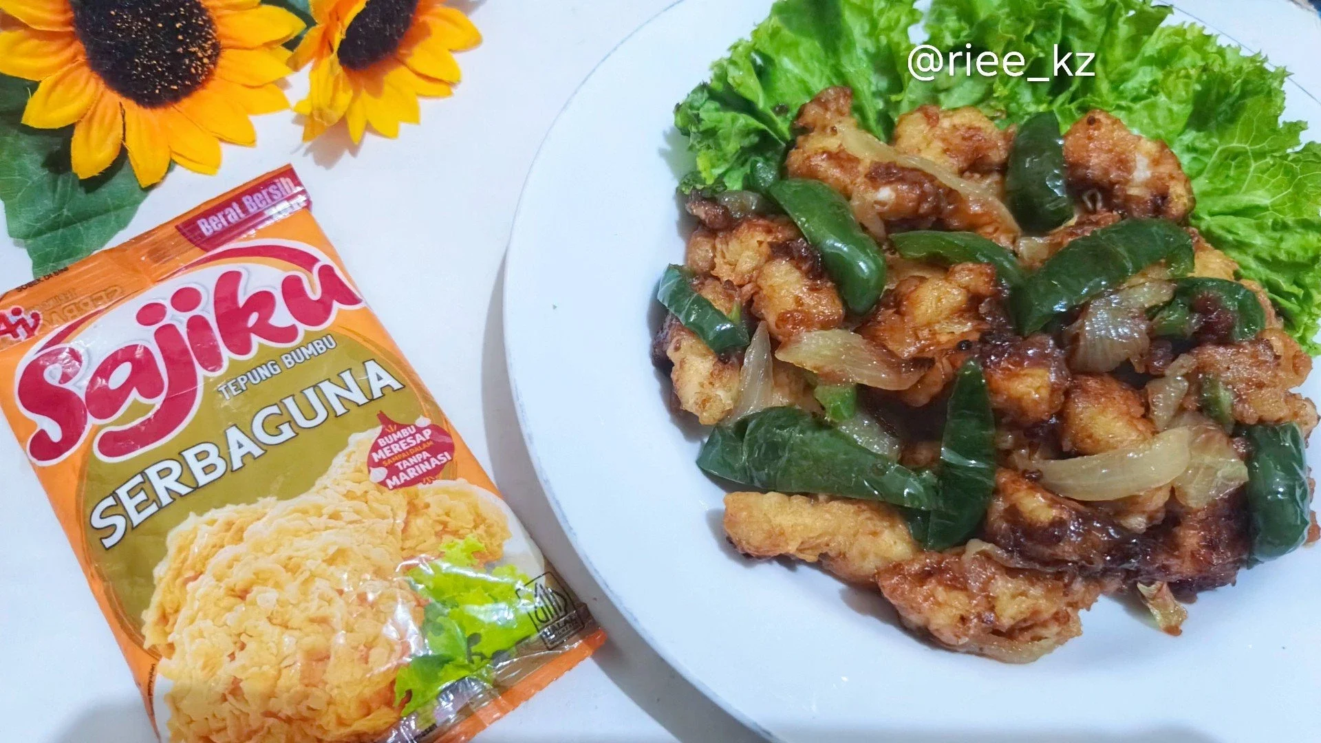 Ayam Crispy Saus Lada Hitam #SajikuLezatMeresapSampaiDalam