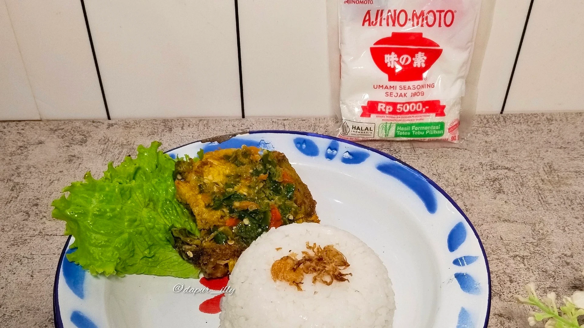 Ayam Geprek Cabe Ijo #KreasiMenuAyam