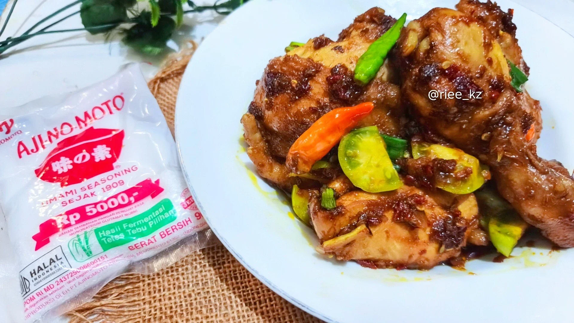 Ayam Gongso ala Ajinomoto