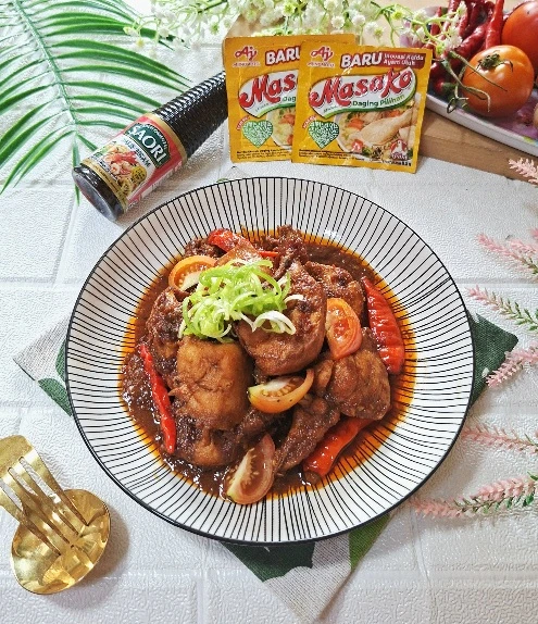 Ayam Gongso ala Masako #ResepNusantara