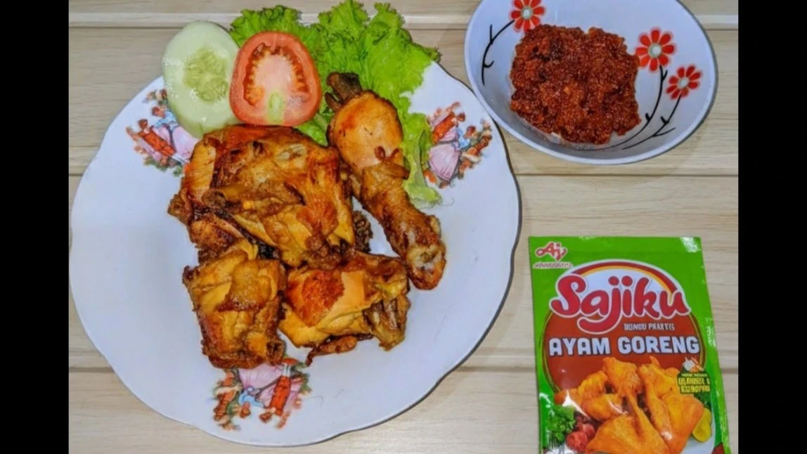 Ayam Goreng Asam Manis ala Sajiku Bumbu Praktis Ayam Goreng 