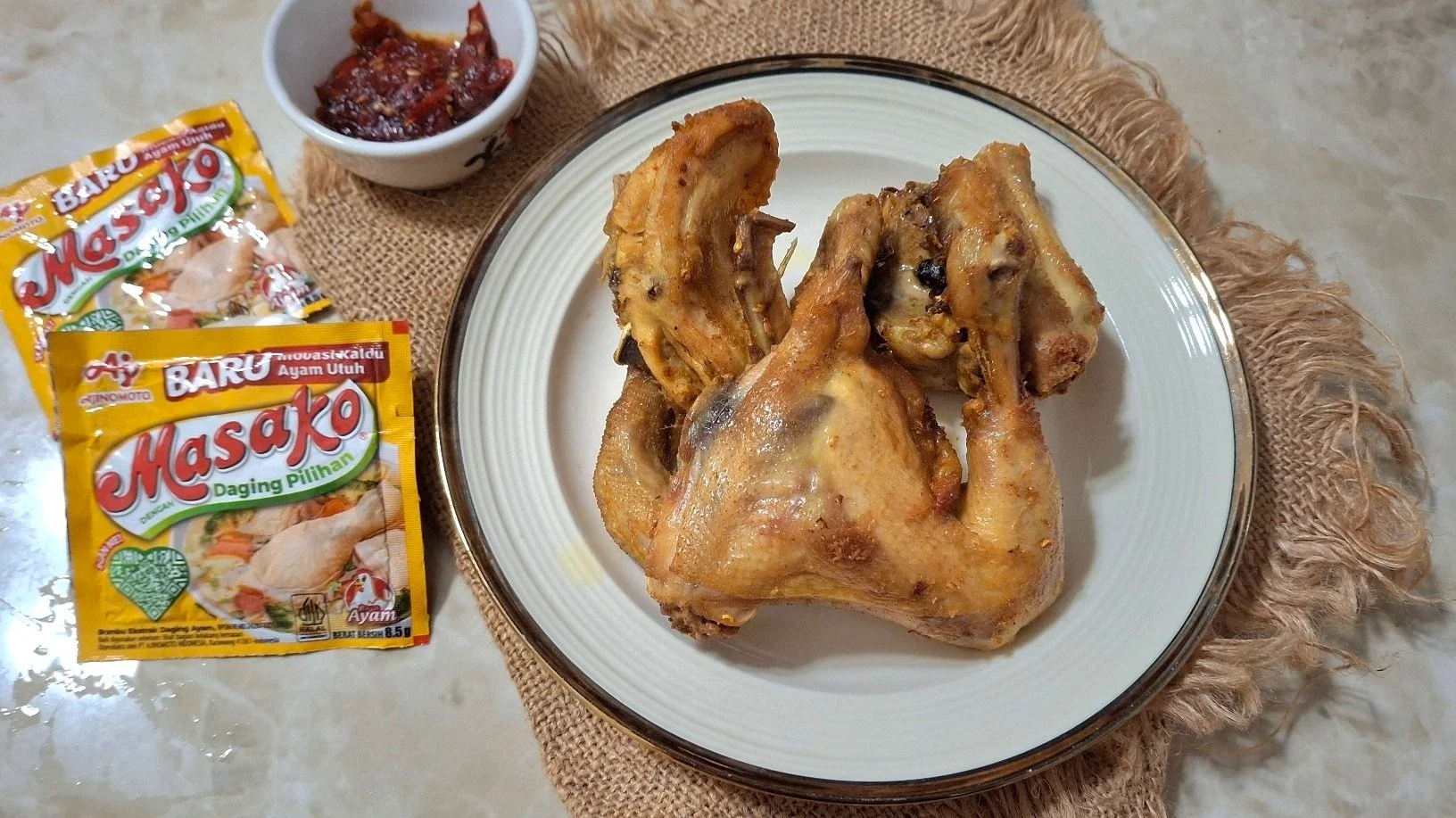 Ayam Goreng Basah ala Masako