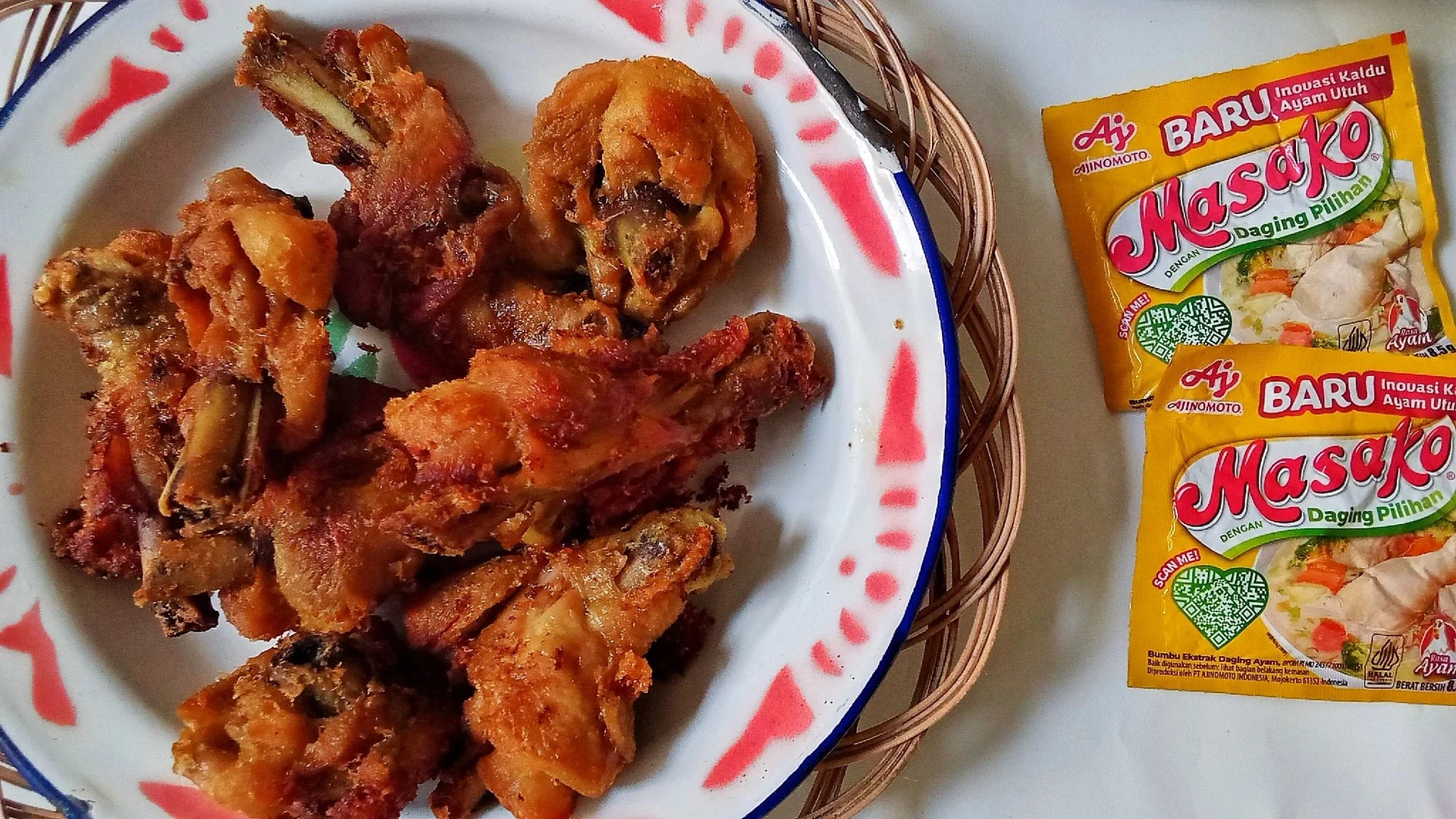Ayam goreng bumbu ala Masako