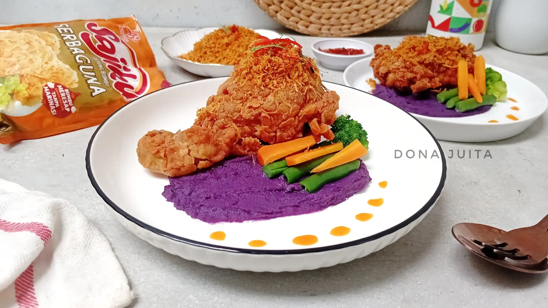 Ayam Goreng Krispi Mahkota Serundeng #SAJIKULezatMeresapSampaiDalam