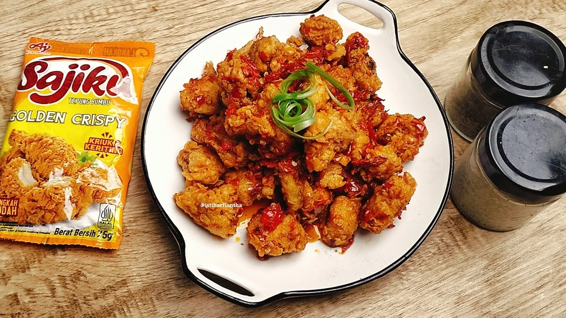 Ayam Goreng Krispy Sambal Pecah ala SAJIKU® #KreasiMenuAyam