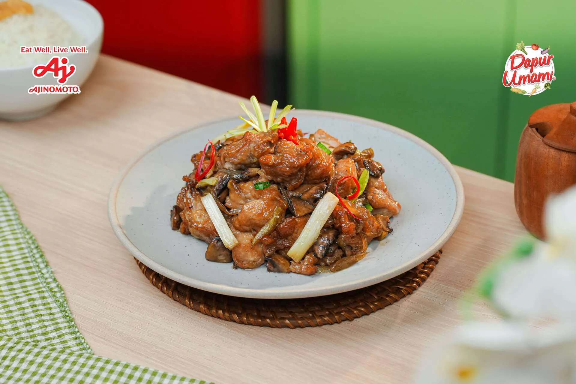 Ayam Goreng Mentega Jamur ala AJI-NO-MOTO®