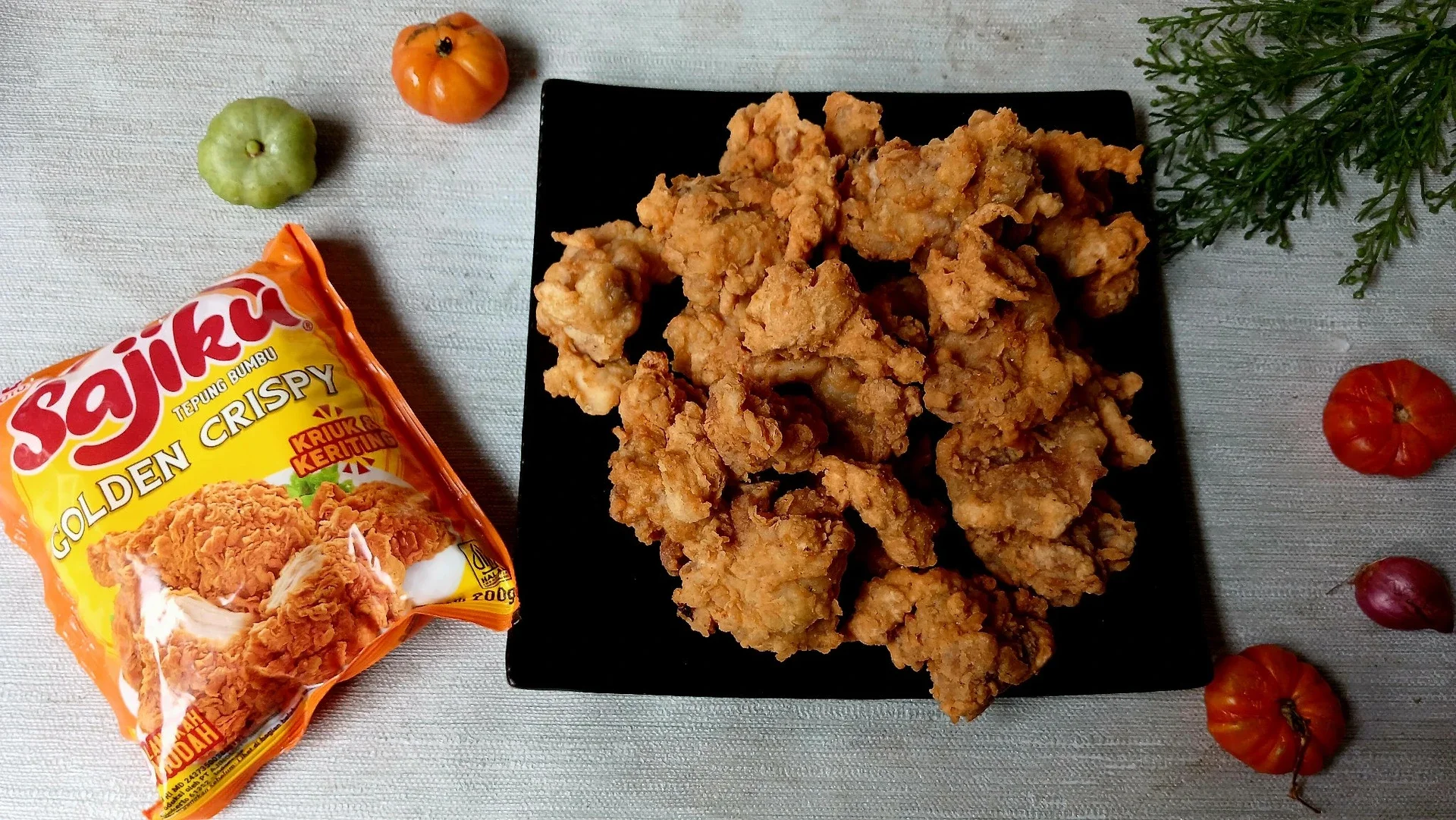 Ayam Goreng Sajiku Golden Crispy  #MasakanPenuhCinta
