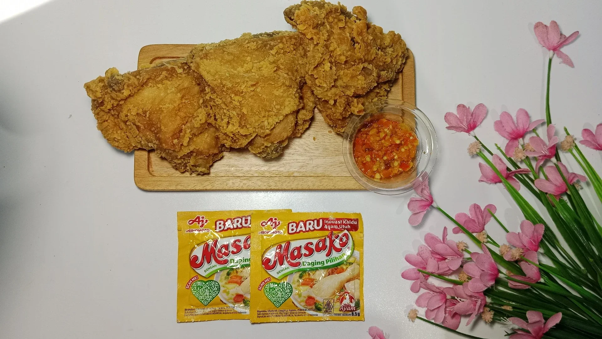 ayam goreng sambal korek